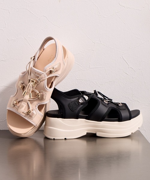 HIMIKO（ヒミコ）の「【HIMIKO】カバードスポサン/657204（サンダル・レディース・ブラック/アイボリー/ベージュ・X-SMALL/MEDIUM/LARGE/SMALL/X-LARGE/XX-LARGE）」の10枚目の写真