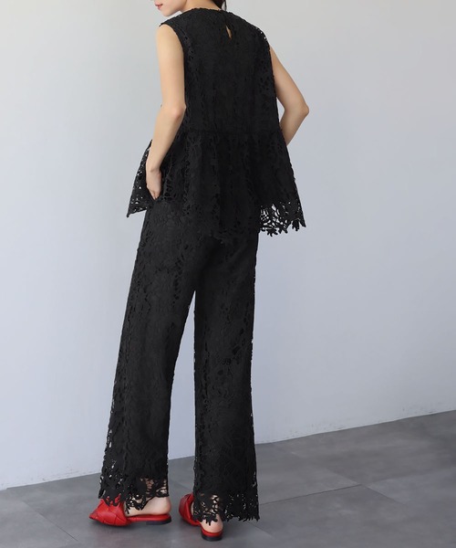 overlaceパンツ　ガリャルダブラウス セット overlace | 【SOLD】lace pants
