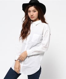 AZUL by moussy | ブロード長袖チュニックシャツ(シャツ/ブラウス)