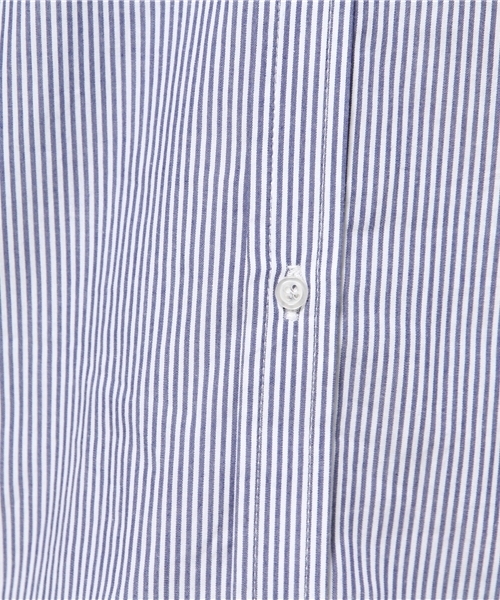 AZUL by moussy（アズールバイマウジー）の「ブロード長袖チュニックシャツ（シャツ/ブラウス・レディース・ダークネイビー/オフホワイト・SMALL/LARGE/MEDIUM）」の11枚目の写真