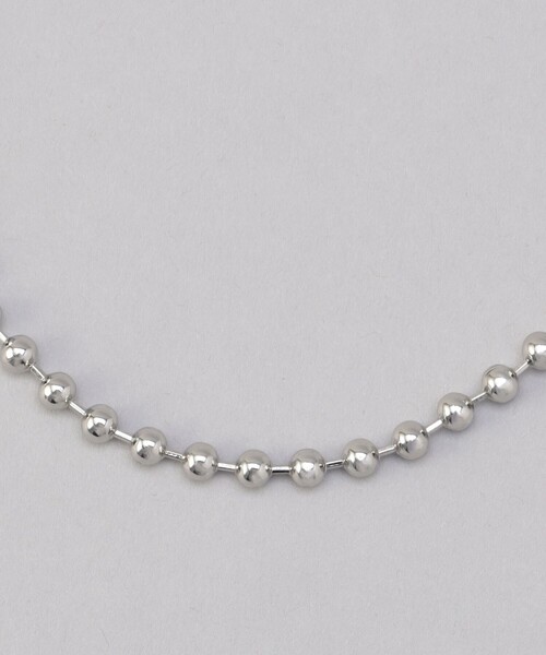 coen（コーエン）の「フェイクパール＆ボールチェーン3連ネックレス（ネックレス・レディース・シルバー・FREE）」の9枚目の写真