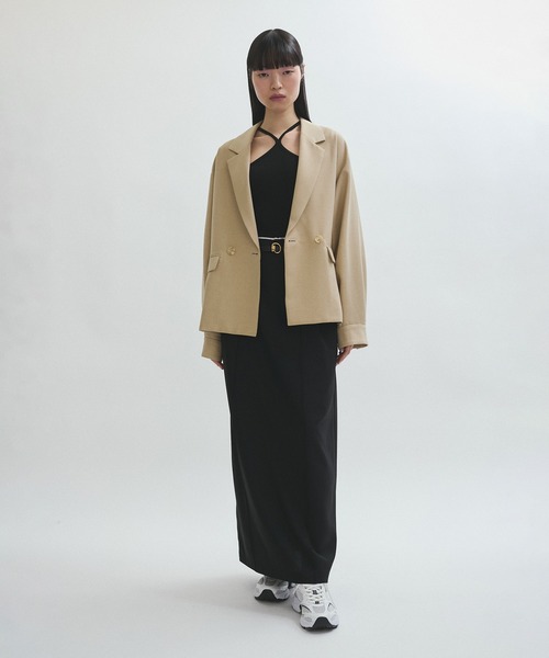 ADAM ET ROPE'(アダムエロペ)の「Mロックホルターキャミ(キャミソール・レディース・ブラック/ホワイト/ブラウン・FREE)」の6枚目の写真