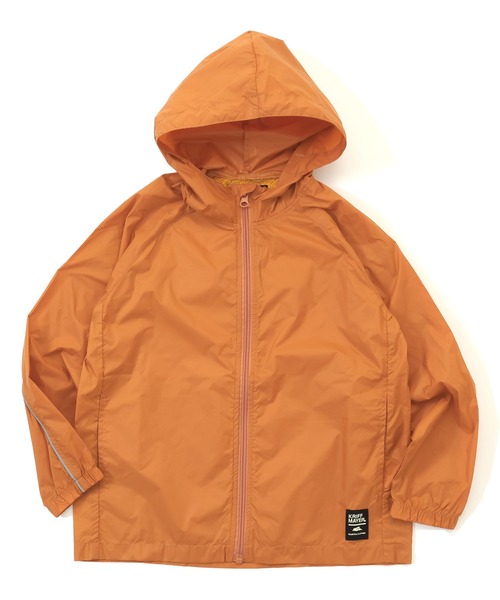 KRIFF MAYER Kid's Collection(クリフメイヤーキッズコレクション)の「【撥水】パイピングライトジャケット(ナイロンジャケット・キッズ・レンガ/ブラック/サックスブルー/パープル・150/120/160/140/130/170)」の4枚目の写真
