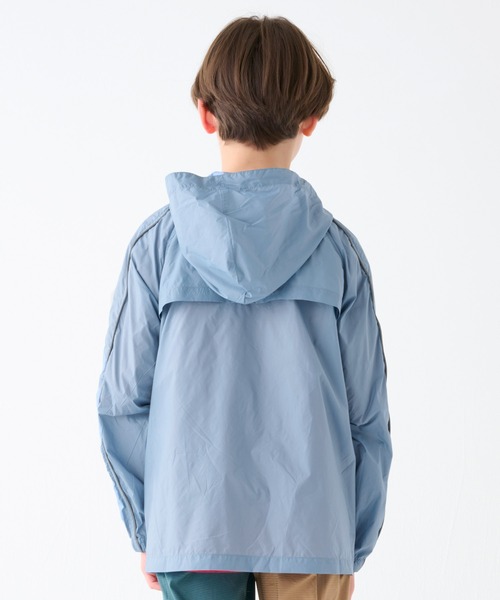 KRIFF MAYER Kid's Collection(クリフメイヤーキッズコレクション)の「【撥水】パイピングライトジャケット(ナイロンジャケット・キッズ・レンガ/ブラック/サックスブルー/パープル・150/120/160/140/130/170)」の11枚目の写真