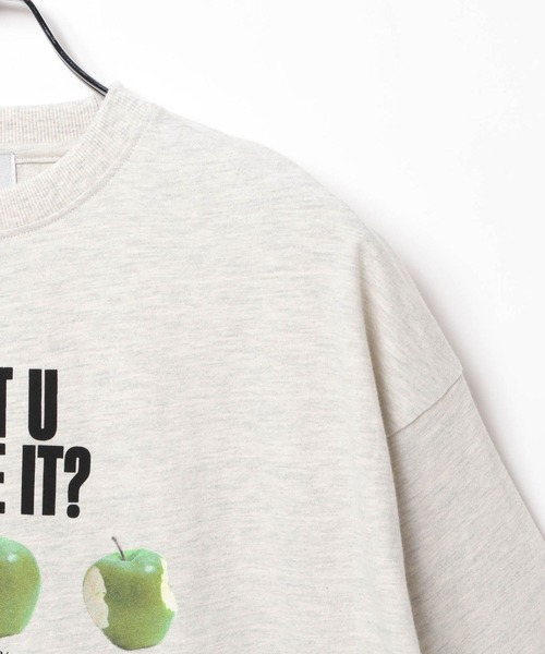 PBLIM（ページボーイリム）の「《UNISEX》ラインアップルTシャツ（Tシャツ/カットソー・レディース・オートミール/ネイビー/チャコールグレー/オフホワイト・SMALL/MEDIUM/LARGE）」の19枚目の写真