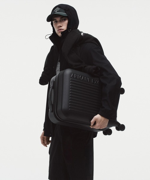 A|X アルマーニ エクスチェンジ】AXロゴ スーツケース/キャリーバッグ