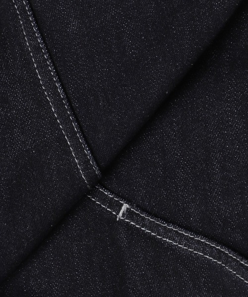 JOURNAL STANDARD（ジャーナルスタンダード）の「【ZOZO限定】SWITCHING DENIM OVER JKT / スイッチングデニムオーバージャケット（デニムジャケット・メンズ・ブラック/ネイビー/キナリ/スミクロ・XL/L/M/S）」の9枚目の写真