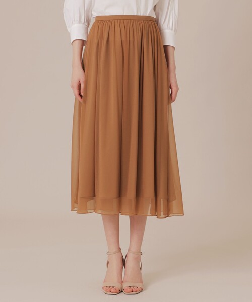 MACKINTOSH LONDON（マッキントッシュ ロンドン）の「シアージャージスカート（スカート・レディース・ネイビー/ベージュ/ライトブルー・36/38）」の10枚目の写真