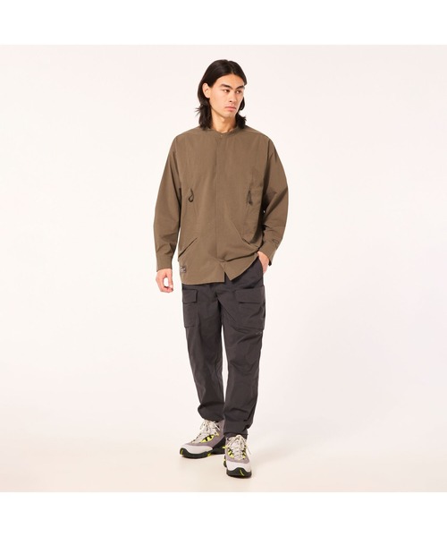 OAKLEY（オークリー）の「オークリ― FGL  AP LS SHIRTS 1.0 / WOVENSHIRT シャツ/ UPF50+/ 撥水/FGL アウトドア/OAKLEY（シャツ/ブラウス・メンズ・ブラウン・S）」の6枚目の写真