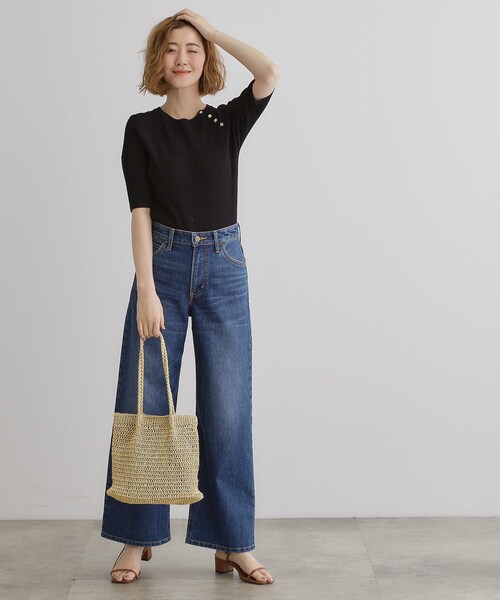 grove（グローブ）の「ラメコードタックハンドルトート（トートバッグ・レディース・シルバー/シルバー系その他/ゴールド・00）」の5枚目の写真
