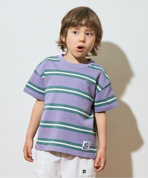 セール】ビッグシルエット先染めボーダーTシャツ（Tシャツ/カットソー