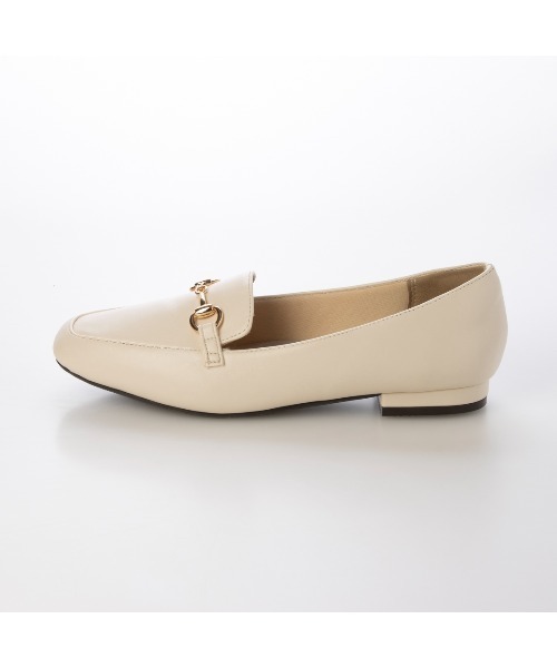 noyau（ノヤウ）の「スクエアトゥビット付きヒールローファー（ローファー・レディース・イエロー/シルバー/ブラック/アイボリー・22.5cm/23cm/23.5cm/24cm/24.5cm）」の6枚目の写真