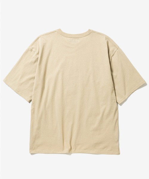 rehacer(レアセル)の「rehacer : Big Rose Wide CS / ビッグローズ ワイド カットソー(Tシャツ/カットソー・メンズ・ベージュ/ブラック/ブルー/ホワイト・MEDIUM/LARGE/X-LARGE)」の9枚目の写真