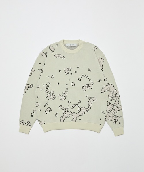 JACQUARD COTTON CREWNECK SWEATER（ニット/セーター）｜BAL