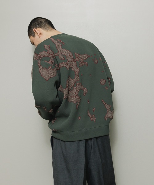 BAL（バル）JACQUARD COTTON CREWNECK SWEATER JACQUARD COTTON CREWNECK SWEATER（ニット/セーター）｜BAL