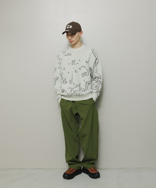 JACQUARD COTTON CREWNECK SWEATER（ニット/セーター）｜BAL