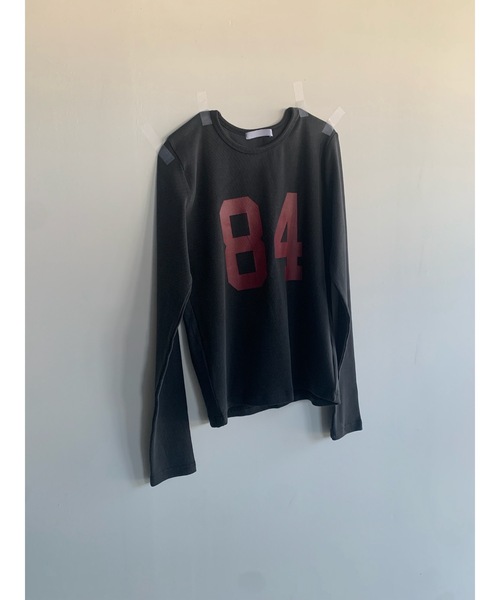Didot.showroom(ディドット ショールーム)の「No.84 ロングT(Tシャツ/カットソー・レディース・アイボリー/ブルー/チャコールグレー・FREE)」の3枚目の写真