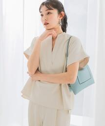 『WEB/一部店舗限定』『撥水』バンドカラープルオーバー