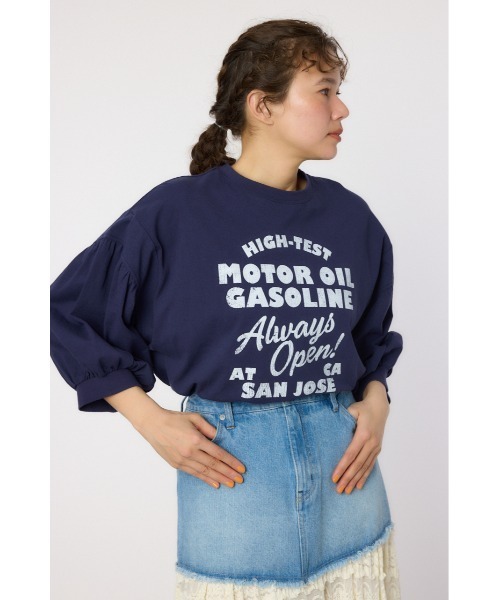 RODEO CROWNS WIDE BOWL(ロデオクラウンズワイドボウル)の「VariousバルーンスリーブTシャツ(Tシャツ/カットソー・レディース・ブラック/オフホワイト/ライトカーキ/イエロー/ネイビー・FREE)」の19枚目の写真