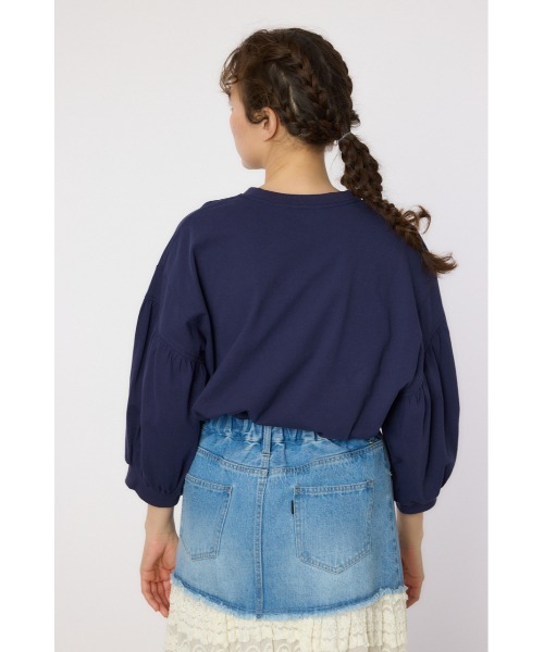 RODEO CROWNS WIDE BOWL(ロデオクラウンズワイドボウル)の「VariousバルーンスリーブTシャツ(Tシャツ/カットソー・レディース・ブラック/オフホワイト/ライトカーキ/イエロー/ネイビー・FREE)」の22枚目の写真
