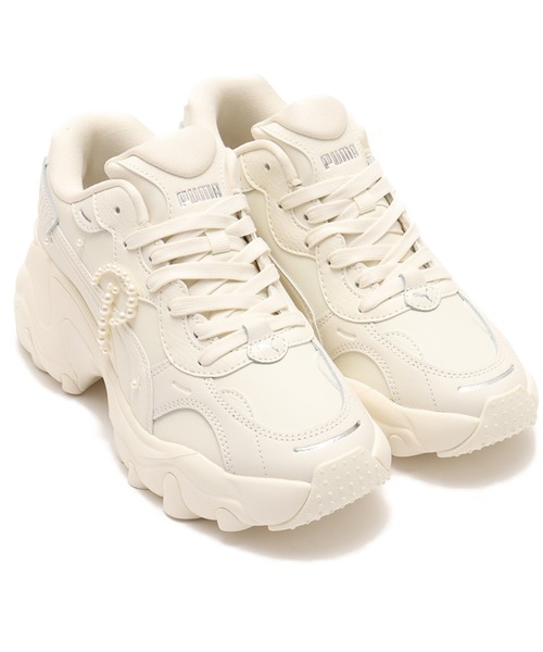 【新品未使用タグ付き】PUMA プーマ　パルサー　スニーカー　24cm PUMA PULSAR WEDGE WNS PEARL / プーマ パルサー ウェッジ