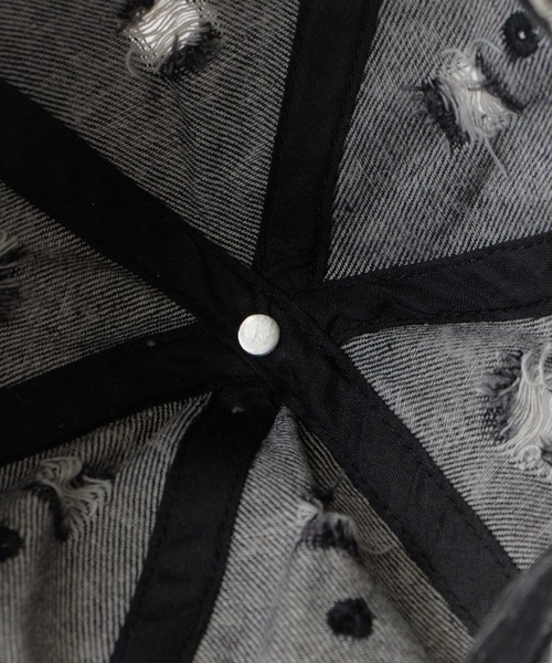 ROOPTOKYO（ループトウキョウ）の「Vintage Damage Design Cap / ヴィンテージダメージデザインキャップ（キャップ・レディース・ブルー/ピンク/ブラウン/ブラック・FREE）」の15枚目の写真