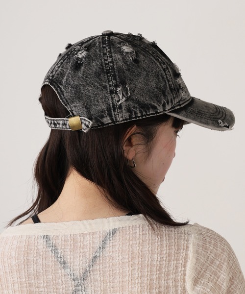 セール】Vintage Damage Design Cap / ヴィンテージダメージ
