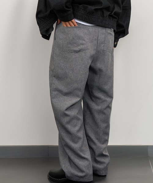 L'atelier(ラトリエ)の「イージー ワイド ストレート スラックス(スラックス・メンズ・ブラック/ブルー系/グレー系・LL/L/M)」の15枚目の写真