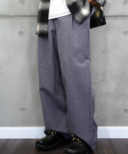L'atelier(ラトリエ)の「イージー ワイド ストレート スラックス(スラックス・メンズ・ブラック/ブルー系/グレー系・LL/L/M)」の14枚目の写真