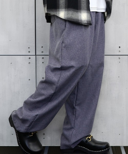 L'atelier(ラトリエ)の「イージー ワイド ストレート スラックス(スラックス・メンズ・ブラック/ブルー系/グレー系・LL/L/M)」の13枚目の写真