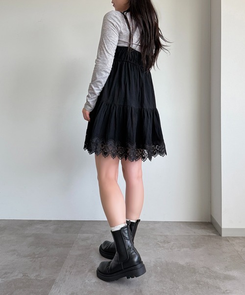 【いわBON】poppy コットンレースボリュームキャミ チュニック 新品 未使用品】POPPY コットンレースボリュームキャミ - メルカリ