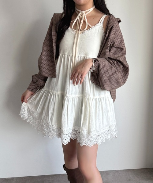 コットンレースキャミチュニック【ZOZOTOWN限定アイテム