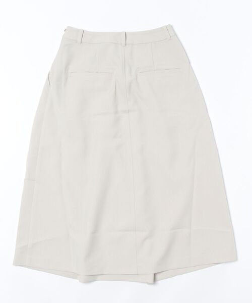 yuw(ユウ)の「フロントタックスカート 328038(スカート・レディース・アイボリー/ブラック・LARGE/MEDIUM)」の12枚目の写真