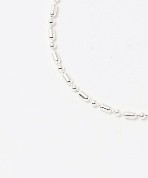 quip queint（クイップクエイント）の「＜quip queint＞BOWLING TUBE ネックレス（ネックレス・レディース・シルバー・FREE）」の2枚目の写真