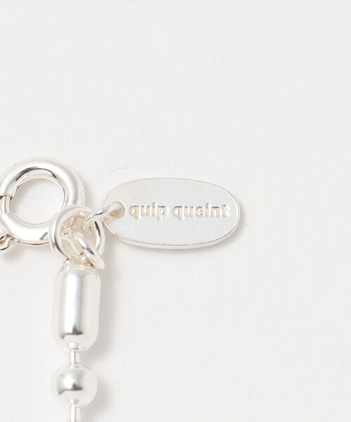 quip queint（クイップクエイント）の「＜quip queint＞BOWLING TUBE ネックレス（ネックレス・レディース・シルバー・FREE）」の4枚目の写真