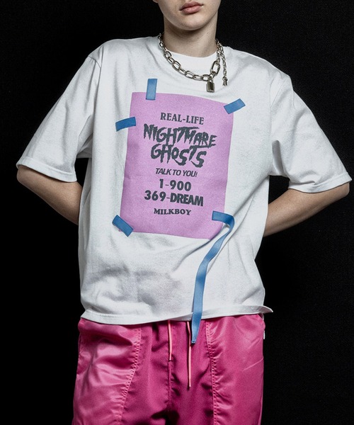 MILKBOY(ミルクボーイ)の「CALL FREE Tシャツ(Tシャツ/カットソー・レディース・B/A/C・FREE)」の2枚目の写真
