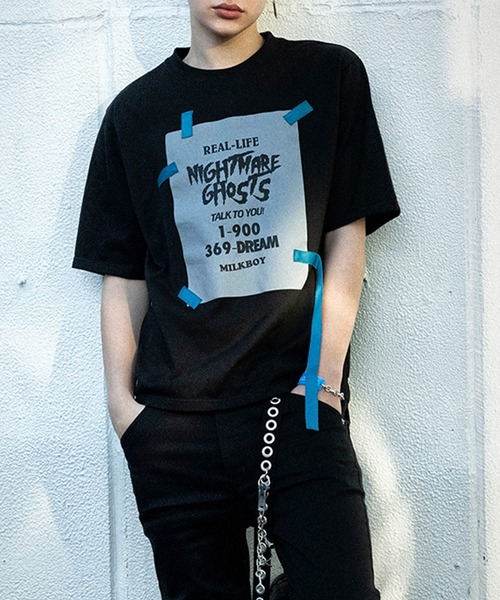 MILKBOY(ミルクボーイ)の「CALL FREE Tシャツ(Tシャツ/カットソー・レディース・B/A/C・FREE)」の3枚目の写真