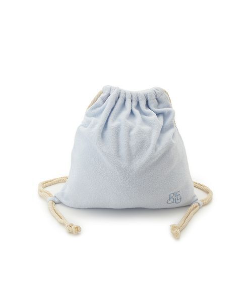 gelato pique（ジェラートピケ）の「リゾートパイルナップサック（バックパック/リュック・レディース・ブルー/オレンジ・FREE）」の3枚目の写真