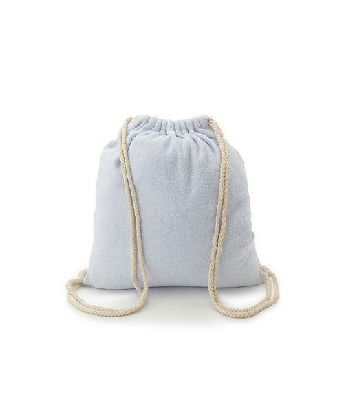 gelato pique（ジェラートピケ）の「リゾートパイルナップサック（バックパック/リュック・レディース・ブルー/オレンジ・FREE）」の4枚目の写真