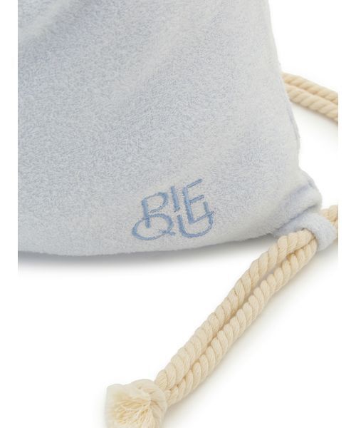 gelato pique（ジェラートピケ）の「リゾートパイルナップサック（バックパック/リュック・レディース・ブルー/オレンジ・FREE）」の7枚目の写真