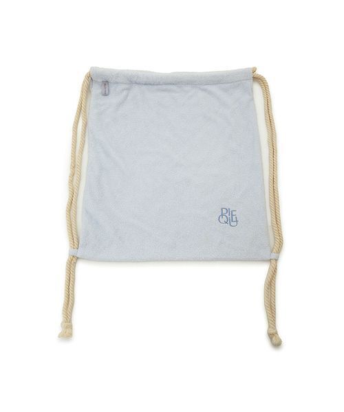 gelato pique（ジェラートピケ）の「リゾートパイルナップサック（バックパック/リュック・レディース・ブルー/オレンジ・FREE）」の9枚目の写真