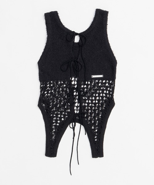 コイルメッシュコンビニットタンク / Coil Mesh Knit Tank（タンク