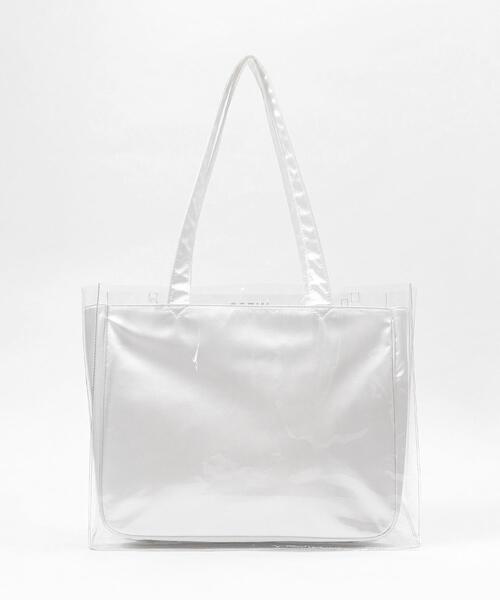 WEGO（ウィゴー）の「WEGO/ロゴクリアカバーS（トートバッグ・レディース・ブラック/レッド/シルバー・FREE）」の17枚目の写真