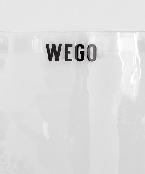 WEGO（ウィゴー）の「WEGO/ロゴクリアカバーS（トートバッグ・レディース・ブラック/レッド/シルバー・FREE）」の20枚目の写真