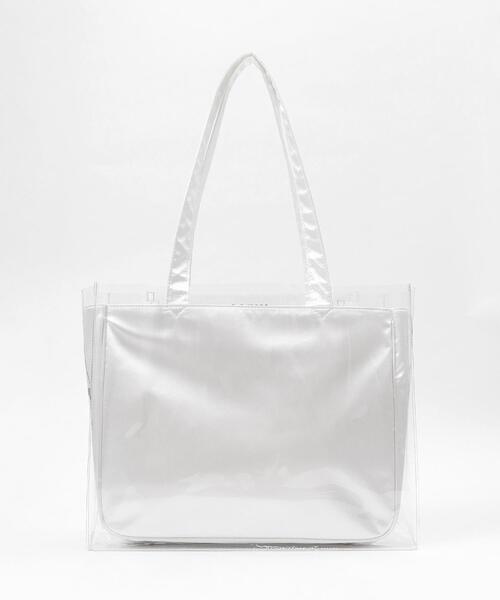 WEGO（ウィゴー）の「WEGO/ロゴクリアカバーS（トートバッグ・レディース・ブラック/レッド/シルバー・FREE）」の22枚目の写真