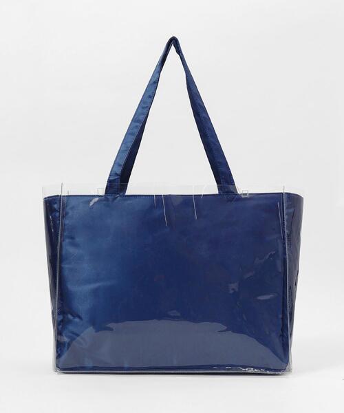 WEGO（ウィゴー）の「WEGO/ロゴクリアカバーS（トートバッグ・レディース・ブラック/レッド/シルバー・FREE）」の7枚目の写真