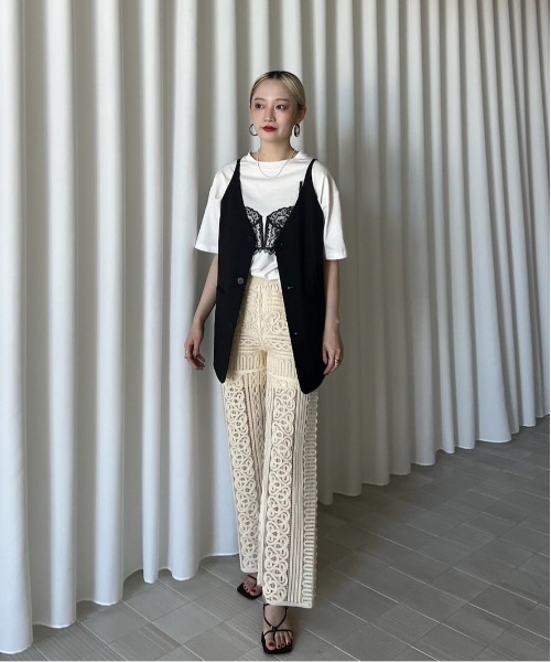 セール】BATTEN LACE LIKE KNIT PANTS（その他パンツ）｜Ameri