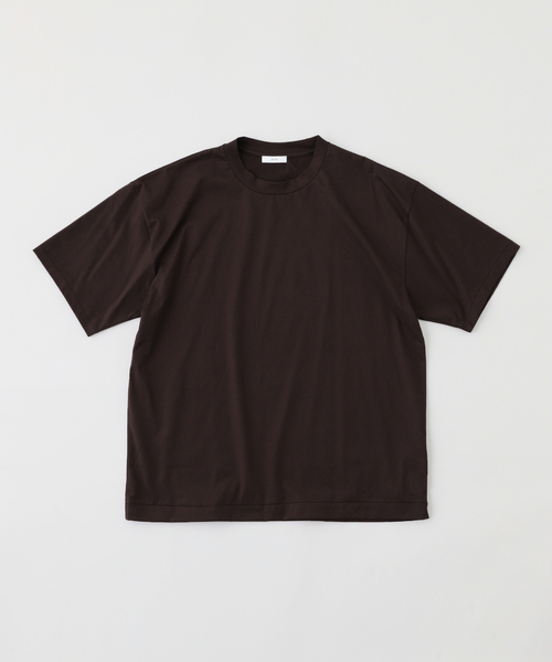 ATON(エイトン)の「ATON (エイトン) SUVIN 60/2 OVERSIZED T-SHIRT KKAGGM0015(Tシャツ/カットソー・メンズ・ホワイト/ボルドー/グリーン/ブラック/ベージュ・6/4/2)」の5枚目の写真
