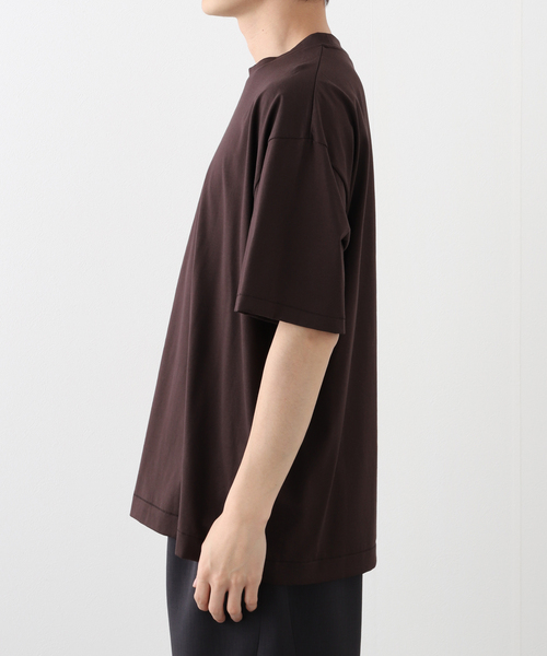 ATON(エイトン)の「ATON (エイトン) SUVIN 60/2 OVERSIZED T-SHIRT KKAGGM0015(Tシャツ/カットソー・メンズ・ホワイト/ボルドー/グリーン/ブラック/ベージュ・6/4/2)」の13枚目の写真