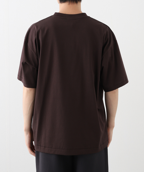 ATON(エイトン)の「ATON (エイトン) SUVIN 60/2 OVERSIZED T-SHIRT KKAGGM0015(Tシャツ/カットソー・メンズ・ホワイト/ボルドー/グリーン/ブラック/ベージュ・6/4/2)」の14枚目の写真
